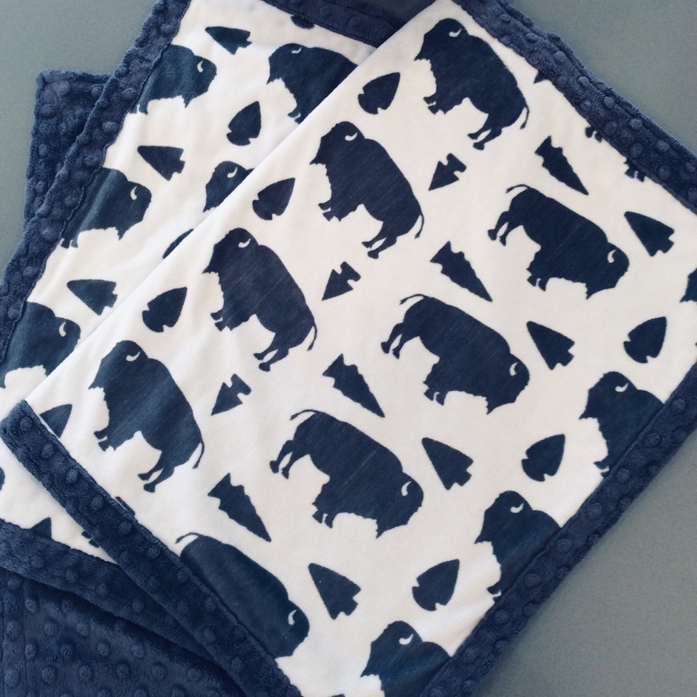 2 Minky blankets